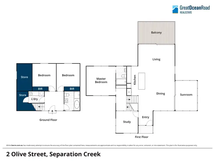 Floorplan of Homely house listing, 2 Olive Street, Separation Creek VIC 3234