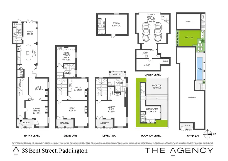 Floorplan of Homely house listing, 33 Bent Street, Paddington NSW 2021