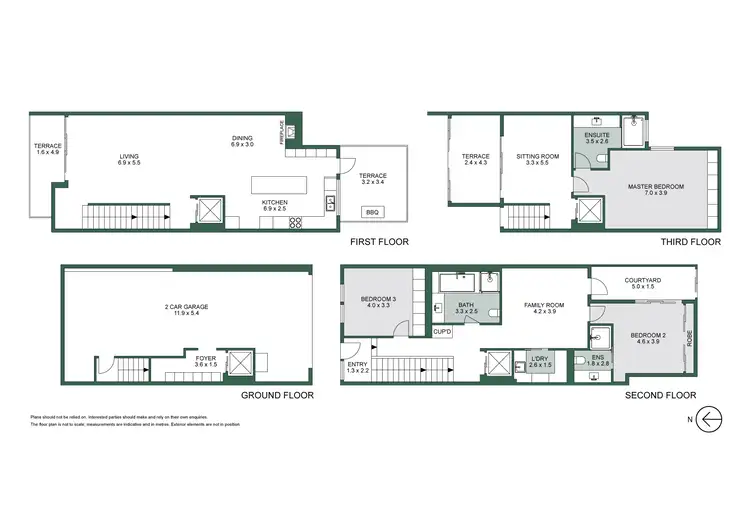 Floorplan of Homely house listing, 11 Moton Place, Carlton VIC 3053
