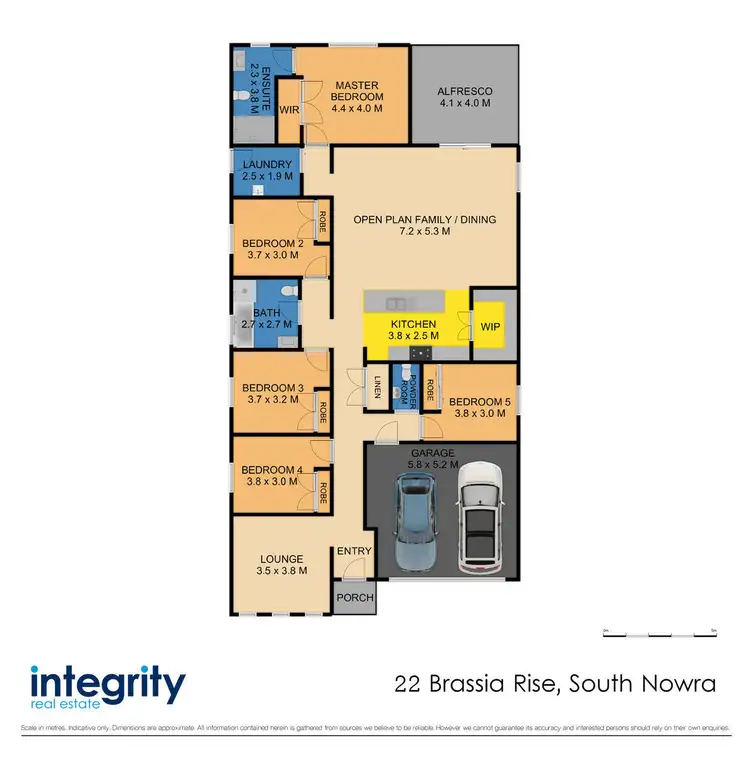 Floorplan of Homely house listing, 22 Brassia Rise, South Nowra NSW 2541