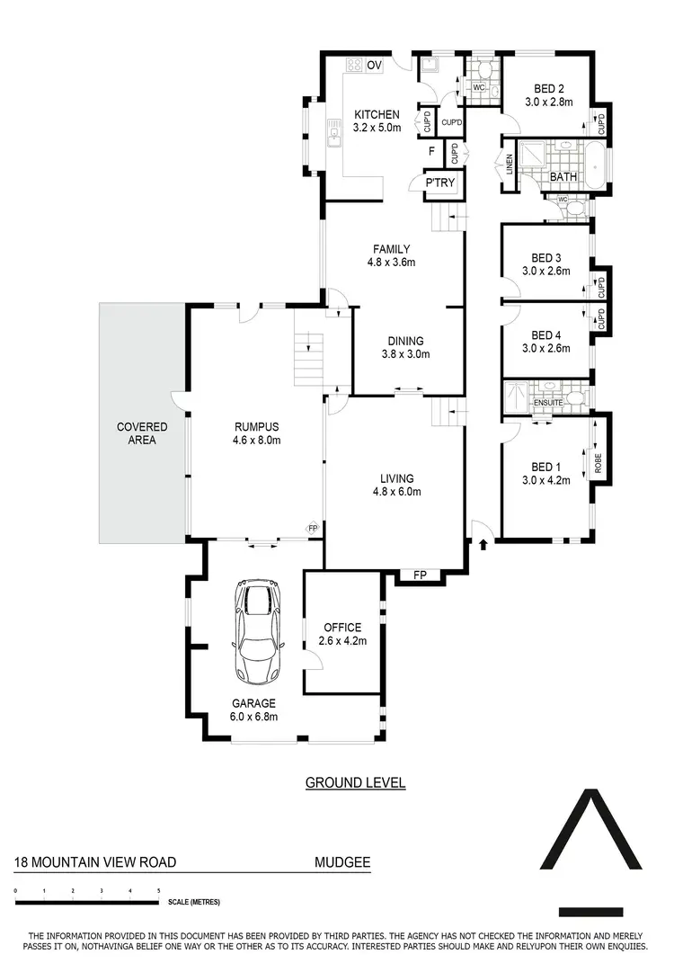 Floorplan of Homely house listing, 18 Mountain View Road, Mudgee NSW 2850