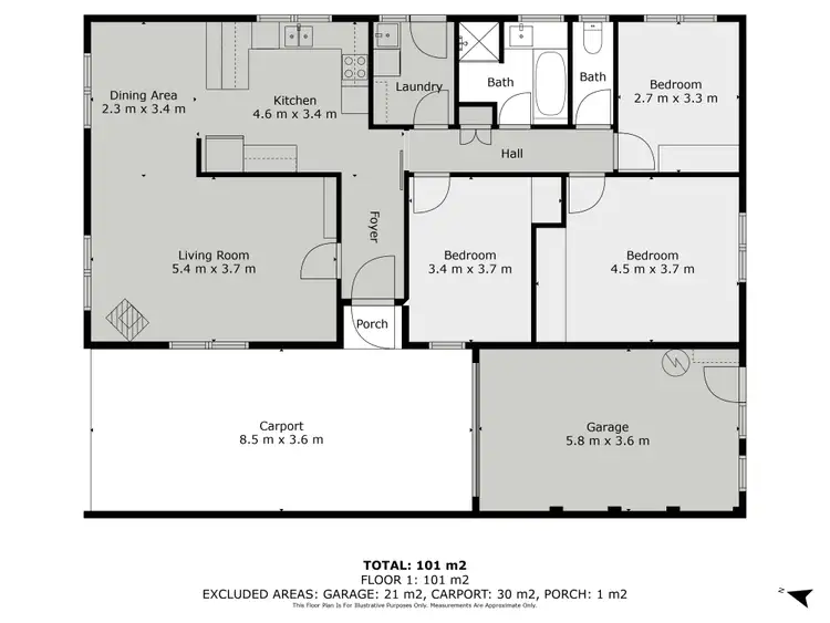 Floorplan of Homely house listing, 4 Warra Street, Cooma NSW 2630