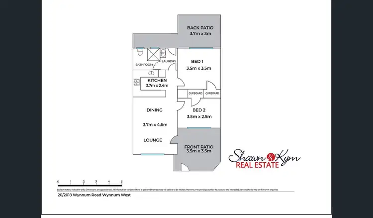 Floorplan of Homely villa listing, 20/2018 Wynnum Road, Wynnum West QLD 4178