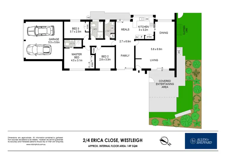 Floorplan of Homely villa listing, 2/4 Erica Close, Westleigh NSW 2120