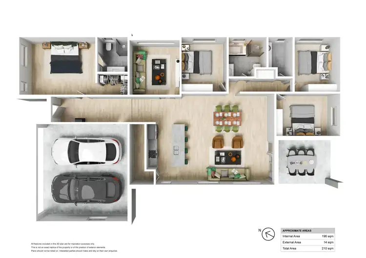 Floorplan of Homely house listing, 9 Portland Drive, Cameron Park NSW 2285