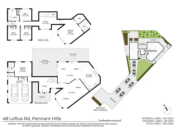 Floorplan of Homely house listing, 48 Loftus Road, Pennant Hills NSW 2120