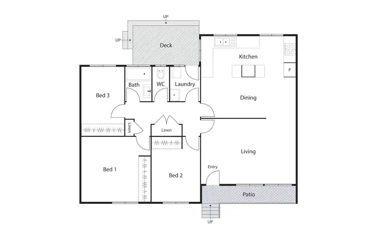 Floorplan of Homely house listing, 11 Macfaull Place, Stirling ACT 2611