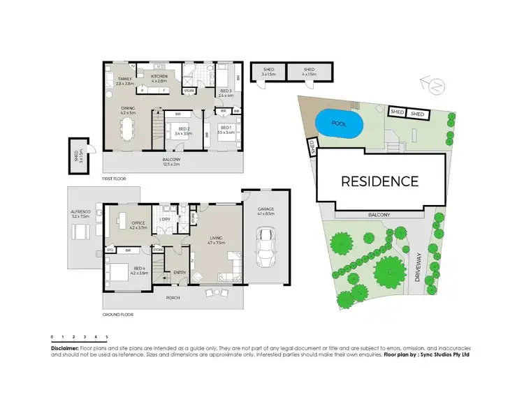 Floorplan of Homely house listing, 10 Conway Place, Kings Langley NSW 2147