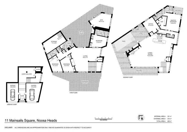 Floorplan of Homely land listing, 11 Mainsails Square, Noosa Heads QLD 4567