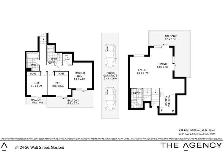 Floorplan of Homely apartment listing, 34/24-26 Watt Street, Gosford NSW 2250