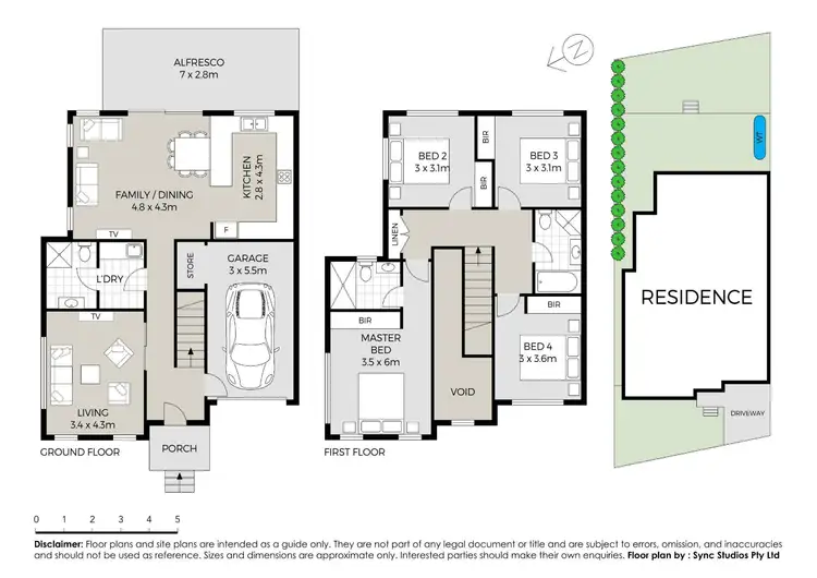 Floorplan of Homely semi-detached listing, 21B Camillo Street, Pendle Hill NSW 2145