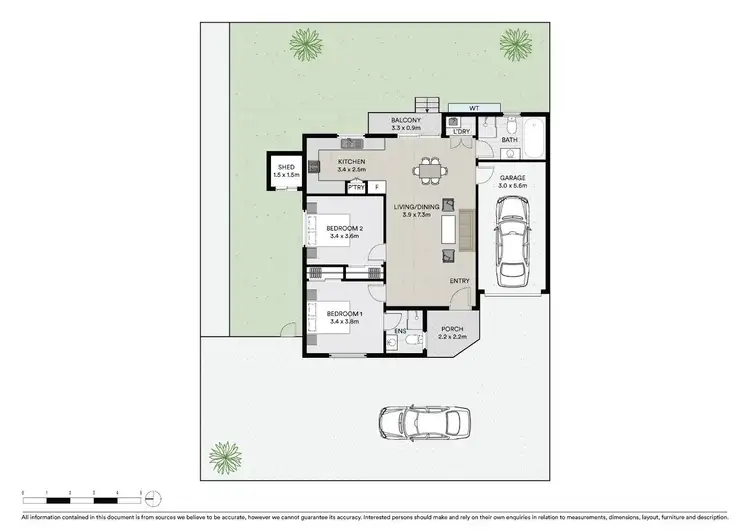 Floorplan of Homely villa listing, 22 Bando Road, Girraween NSW 2145