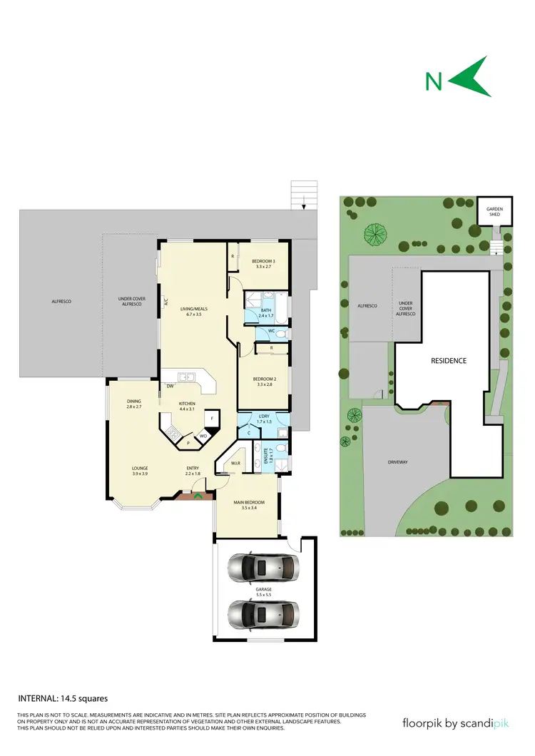 Floorplan of Homely house listing, 10 Pioneer Way, Kilsyth South VIC 3137