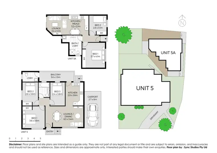 Floorplan of Homely house listing, 5 & 5A Moomin Street, Lalor Park NSW 2147