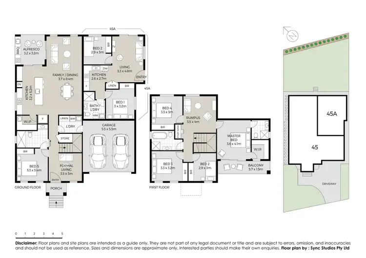 Floorplan of Homely house listing, 45 & 45a Quakers Road, Marayong NSW 2148