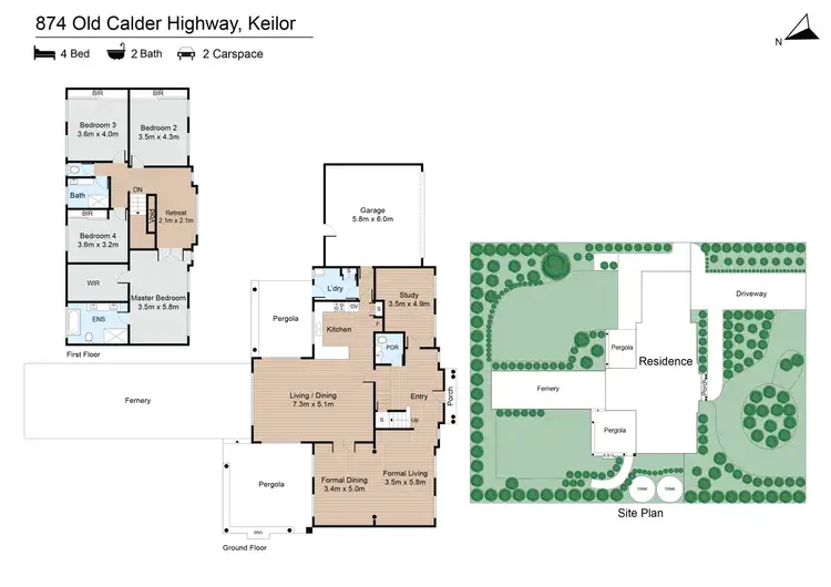Floorplan of Homely house listing, 874 Old Calder Highway, Keilor VIC 3036
