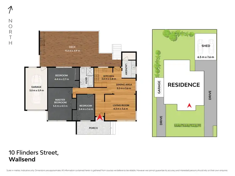 Floorplan of Homely house listing, 10 Flinders Street, Wallsend NSW 2287
