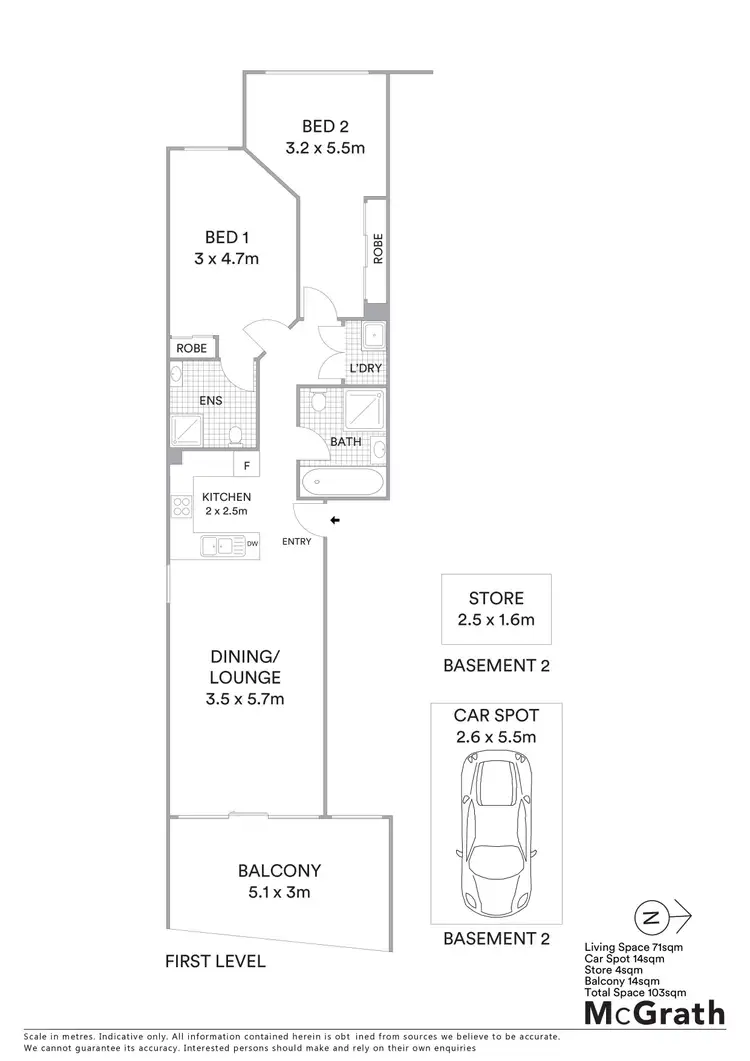 Floorplan of Homely apartment listing, 35/128 Woodville Road, Merrylands NSW 2160