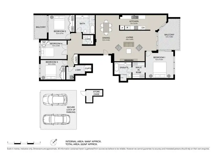 Floorplan of Homely apartment listing, 55/41-45 Phillips Street, Cabarita NSW 2137