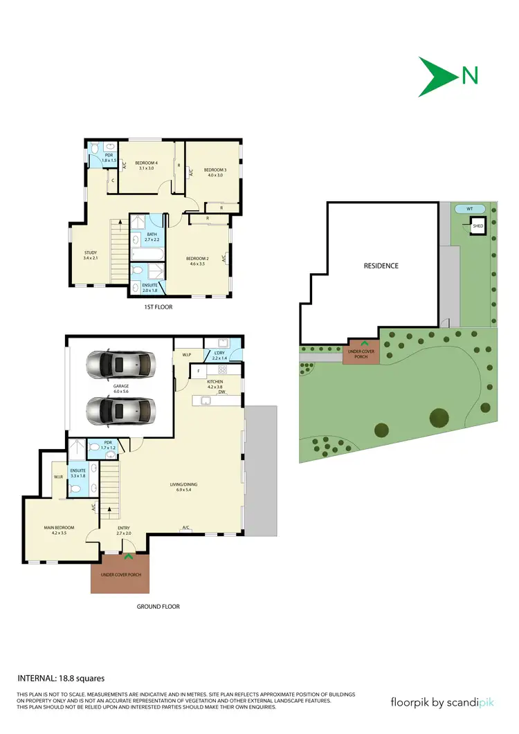Floorplan of Homely townhouse listing, 1/18 Maple Street, Bayswater VIC 3153