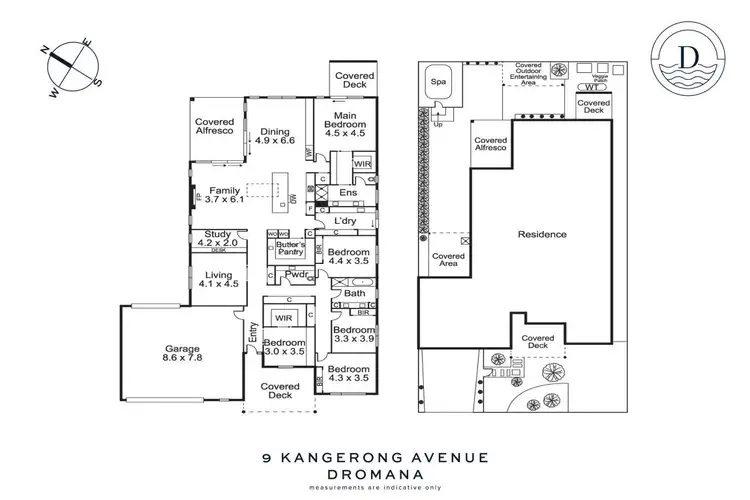 Floorplan of Homely house listing, 9 Kangerong Avenue, Dromana VIC 3936