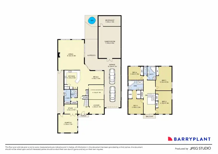 Floorplan of Homely house listing, 6 Queens Parade, Hillside VIC 3037
