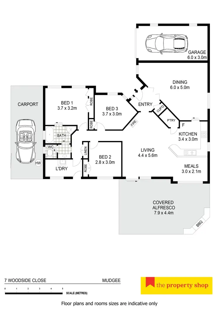 Floorplan of Homely house listing, 7 Woodside Close, Mudgee NSW 2850