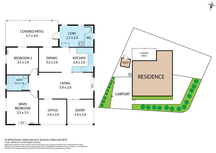 Floorplan of Homely house listing, 18 Alfred Street, Aitkenvale QLD 4814