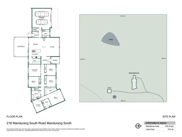 Floorplan of Homely house listing, 218 Mandurang South Road, Mandurang South VIC 3551