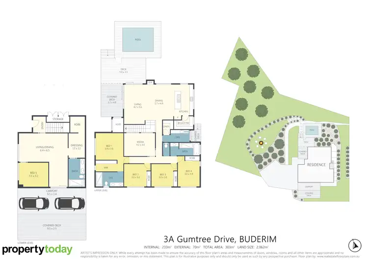 Floorplan of Homely house listing, 3A Gumtree Drive, Buderim QLD 4556