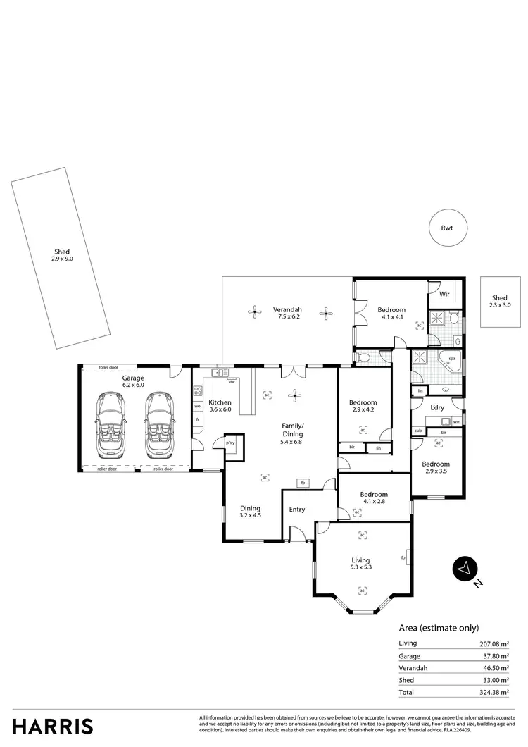 Floorplan of Homely house listing, 14 Byard Place, Hahndorf SA 5245