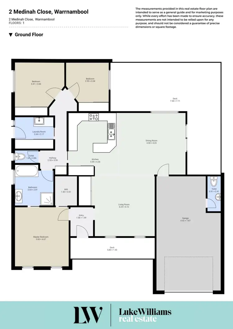 Floorplan of Homely house listing, 2 Medinah Close, Warrnambool VIC 3280