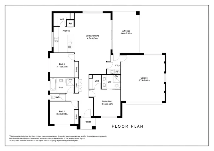 Floorplan of Homely house listing, 20 Pound Road, Leneva VIC 3691