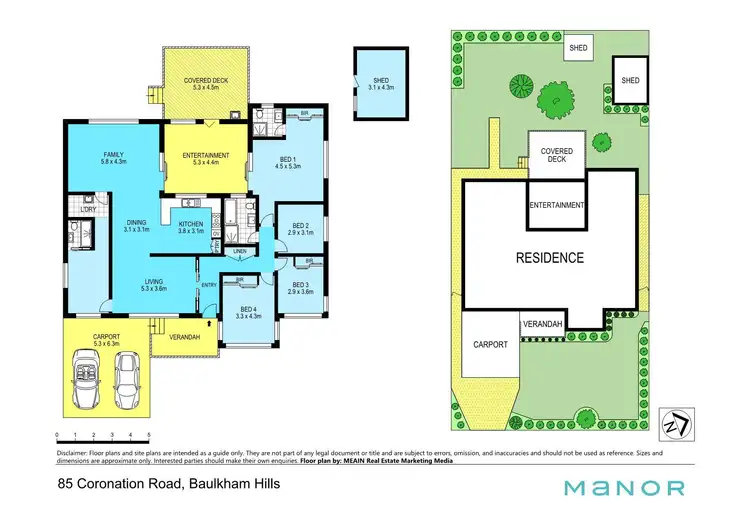 Floorplan of Homely house listing, 85 Coronation Road, Baulkham Hills NSW 2153