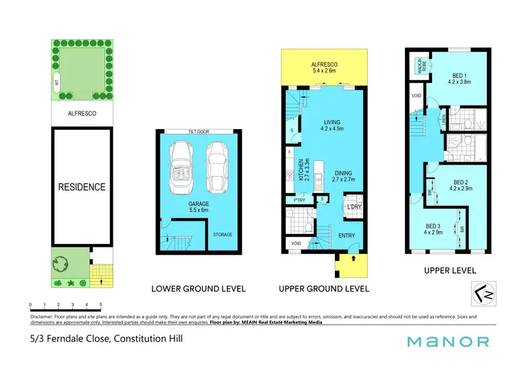 Floorplan of Homely townhouse listing, 5/3 Ferndale Close, Constitution Hill NSW 2145