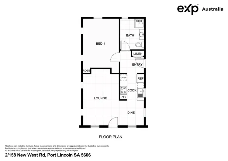 Floorplan of Homely house listing, 2/158 New West Road, Port Lincoln SA 5606