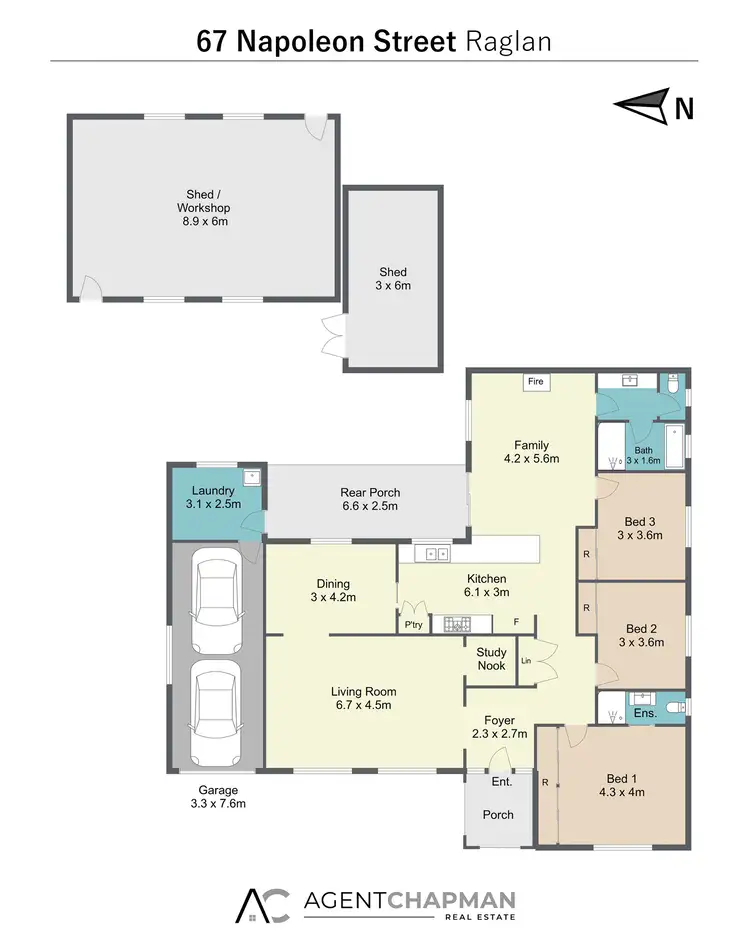 Floorplan of Homely house listing, 67 Napoleon Street, Raglan NSW 2795