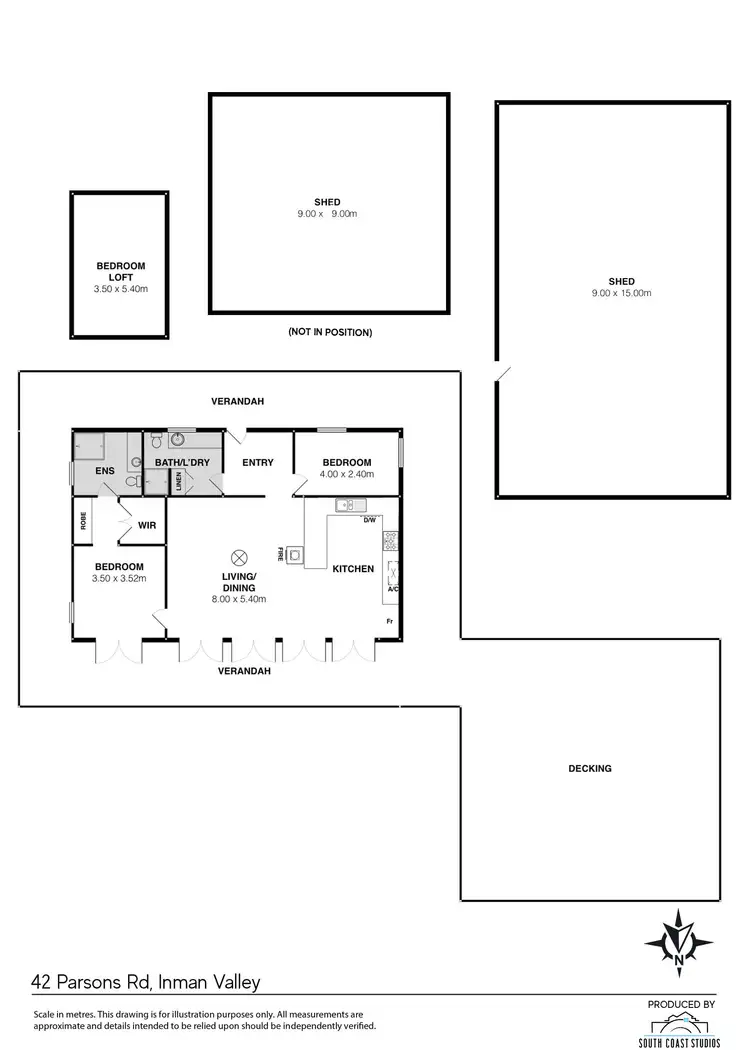 Floorplan of Homely rural property listing, 42 Parsons Road, Inman Valley SA 5211