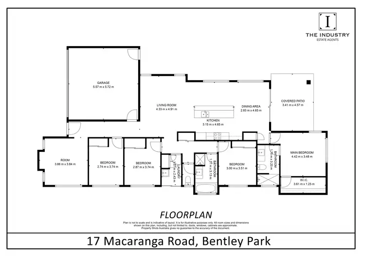 Floorplan of Homely house listing, 17 Macaranga Road, Bentley Park QLD 4869