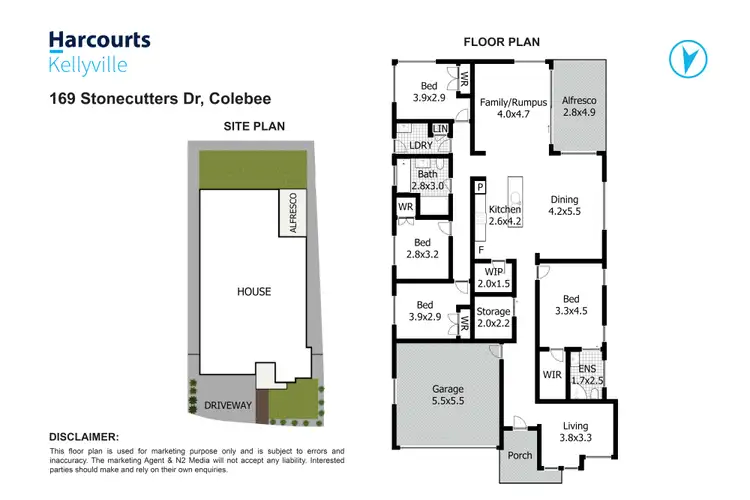 Floorplan of Homely house listing, 169 Stonecutters Drive, Colebee NSW 2761