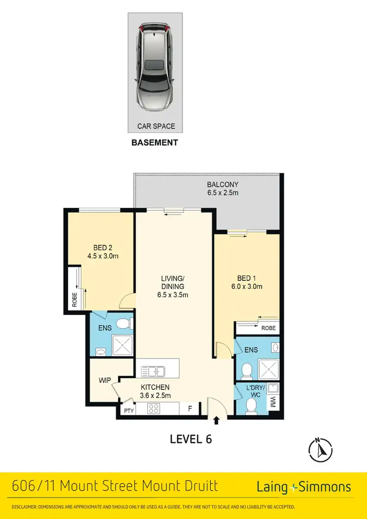 Floorplan of Homely unit listing, 606/11 Mount Street, Mount Druitt NSW 2770
