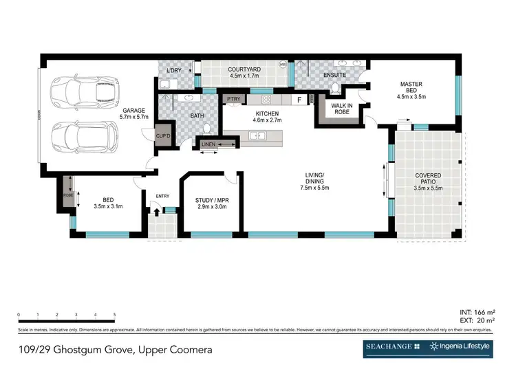 Floorplan of Homely retirement listing, 109/29 Ghostgum Grove, Upper Coomera QLD 4209