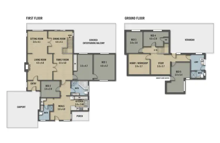 Floorplan of Homely house listing, 9 The Ridgeway Way, Belair SA 5052