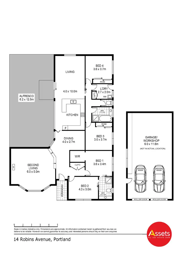 Floorplan of Homely house listing, 14 Robins Avenue, Portland VIC 3305