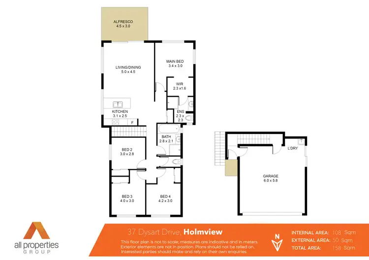 Floorplan of Homely house listing, 37 Dysart Drive, Holmview QLD 4207