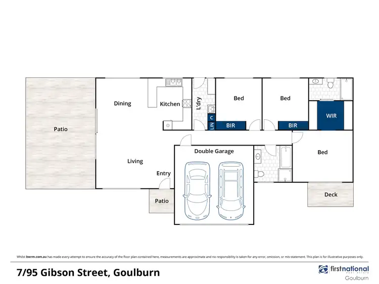 Floorplan of Homely villa listing, 7/95 Gibson Street, Goulburn NSW 2580