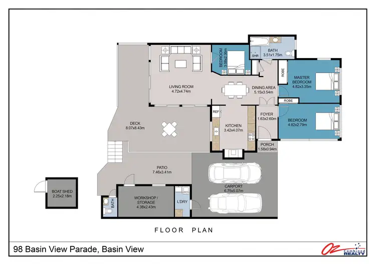 Floorplan of Homely house listing, 98 Basin View Parade, Basin View NSW 2540