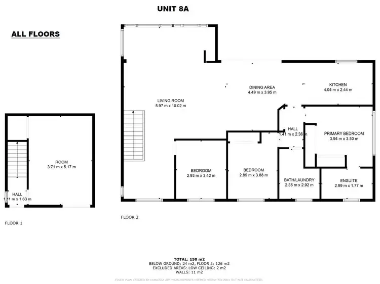 Floorplan of Homely unit listing, 8/4 Symons Avenue, Bucasia QLD 4750