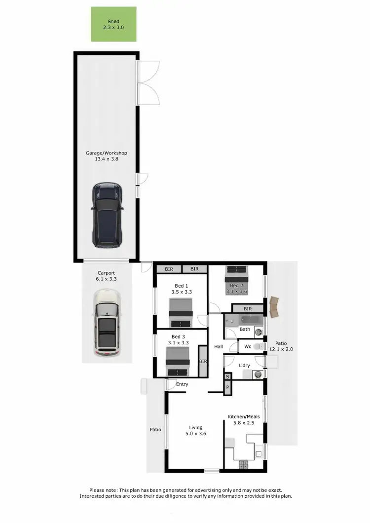 Floorplan of Homely house listing, 588 Prune Street, Lavington NSW 2641