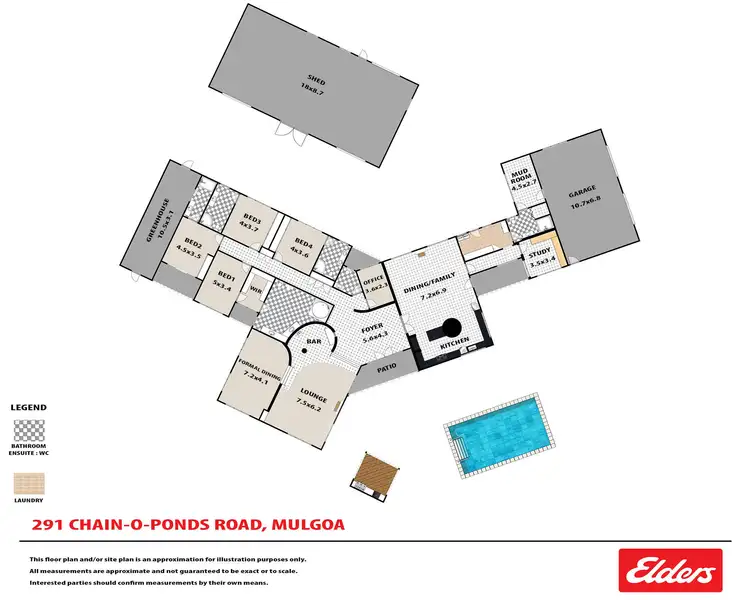 Floorplan of Homely rural property listing, 291-323 Chain-O-Ponds Road, Mulgoa NSW 2745